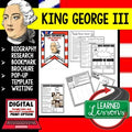 King George III Biography Research, Bookmark Brochure, Pop-Up, Writing - preview 1