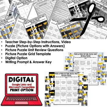 1920s 1930s Activity Vocabulary Picture Puzzle World History Activity - preview 2
