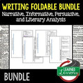 Writing Foldable Bundle Narrative, Literary Analysis, Persuasive, Informative - preview 1