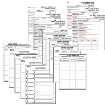 Cultural Revolution Guided Notes & PowerPoints, Digital and Print - preview 2