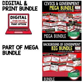 Government Agenda Slides | Civics Bell Ringer | PowerPoint & Google Slides - preview 2