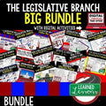 Legislative Branch Bundle | Congress Activities | Civics | Print & Google - preview 1