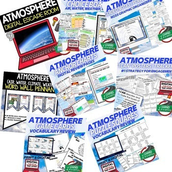 Atmosphere, Weather & Climate Bundle | Earth Science Curriculum | NGSS - preview 2