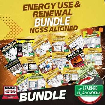 Energy, Renewable Resources & Conservation Bundle | Physical Science Curriculum - preview 1