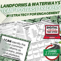 Landforms, Topography I Can Posters Landforms Posters, Earth Science Activity - preview 1