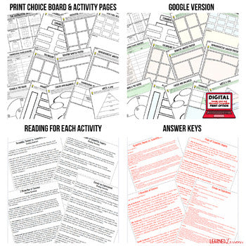 Legislative Branch Activities Choice Board, Digital Google Learning & Print - preview 2