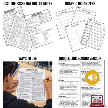 Western Frontier Outline Notes, Western Frontier Bullet Notes, Unit Review - preview 2