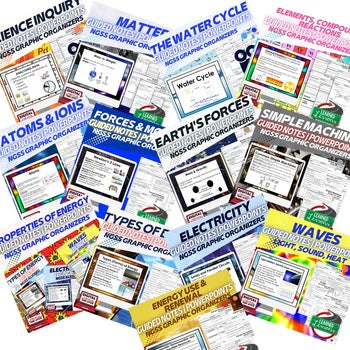 Matter Guided Notes and PowerPoints Physical Science Activity - preview 4