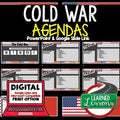 Cold War Agenda PowerPoint & Google Slides Agenda World History - preview 1