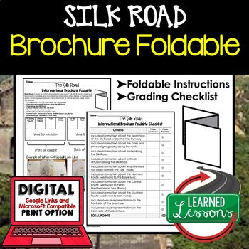 The Silk Road Activity, The Silk Road Foldable - preview 1