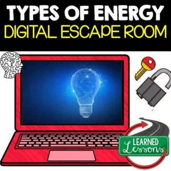 Types of Energy Digital Escape Room, Type of Energy Breakout Room, No Prep - preview 1