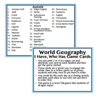 Australia Game Cards, Geography Test Prep, Print & Digital Distance Learning - preview 3