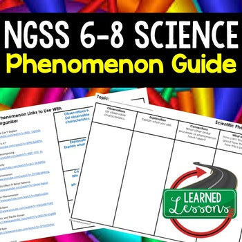 NGSS Science Phenomenon Template | Observation & CER Graphic Organizer - preview 1