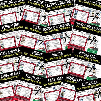 Structure of the Earth Vocabulary Matching for Digital Learning & Print, Google - preview 4