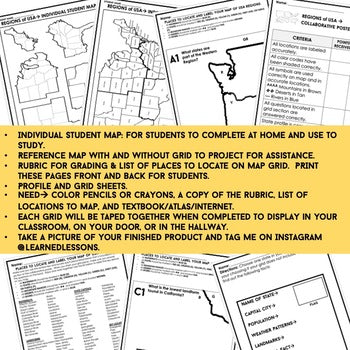 US REGIONS Collaborative Poster, US REGIONS MAPPING Activity US REGIONS Research - preview 4