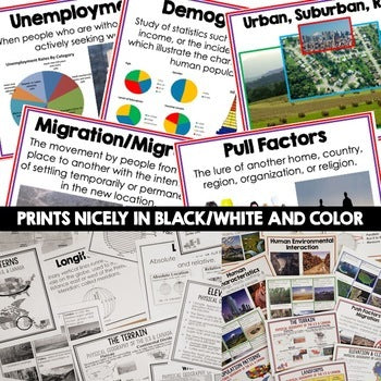 Population Anchor Charts (World Geography Anchor Charts) - preview 2