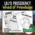 Lyndon B. Johnson Presidency Activity, Wheel of Knowledge (Interactive Notebook) - preview 1