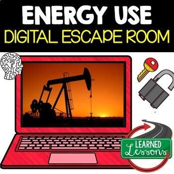 Energy Use Escape Room, Science Digital Escape Room, Environment Activity - preview 1