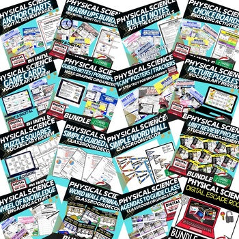 Physical Science Curriculum Bundle | NGSS Physical Science | Print & Google - preview 4