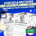 Forces & Motion Lesson Plan Guide | NGSS Physical Science Lesson Plans - preview 1
