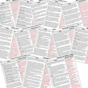 Electing the President DBQ | Civics Reading Activity | Print & Digital - preview 2