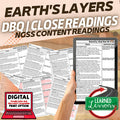 Earth's Layers Science Reading Comprehension Passages and Questions Google Print - preview 1