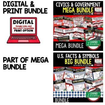USA Facts and Symbols Agenda PowerPoint & Google Slides, Civics Agenda - preview 2