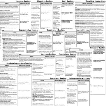 Body Systems Science Reading Comprehension Passages and Questions Google - preview 2