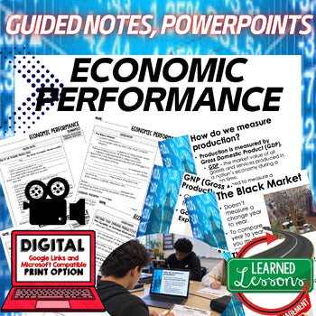 Economic Performance Guided Notes & PowerPoint, Economics Guided Notes - preview 1
