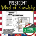 President of the United States Wheel of Knowledge Interactive Notebook Page - preview 1
