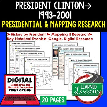 President Clinton Research & Mapping Print and Digital Google - preview 1