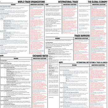 Global Economy DBQ Reading Comprehension Passages & Questions - preview 3