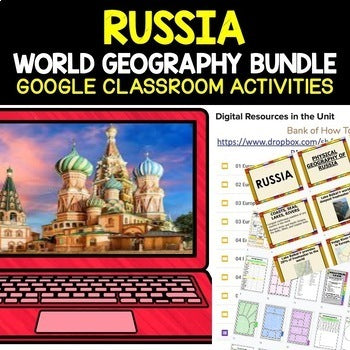 Russia & Eurasia Geography Bundle | World Geography Activities | Print & Digital - preview 4
