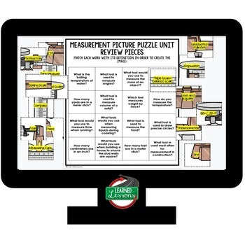 Measurement Activity Picture Puzzle Earth Science Activity - preview 3