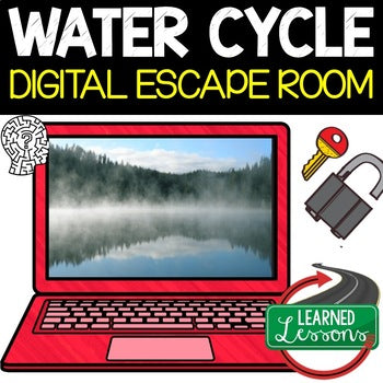 Water Cycle Digital Escape Room | Life Science Activity | Earth Science Review - preview 1