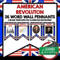 The American Revolution Word Wall World History Word Wall World History Posters - preview 1
