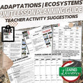 Adaptations Lesson Plan Guide fNGSS BACK TO SCHOOL Life Science Curriculum - preview 1