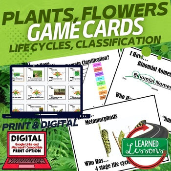 Life Science I Have, Who Has? Game Cards Bundle | 276 NGSS Science Vocabulary - preview 4