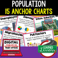Population Anchor Charts (World Geography Anchor Charts) - preview 1