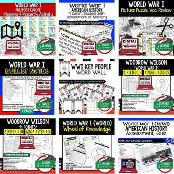 World War I BUNDLE, American History Bundle, Print, Digital, & Google - preview 3