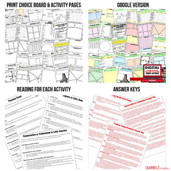 World Geography Russia Activities Choice Board, Digital Distance Learning - preview 2