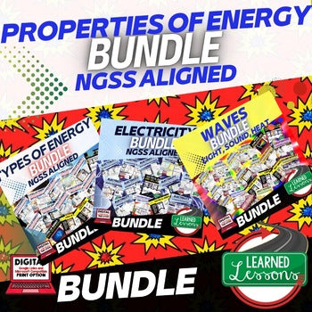 Properties of Energy Bundle | Physical Science Curriculum | NGSS Print & Digital - preview 1