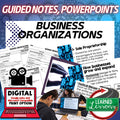 Business Organizations Guided Notes & PowerPoint, Economic Notes - preview 1