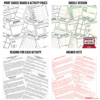 Interest Groups, Public Opinion & Media Choice Board | Civics Activity - preview 2
