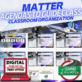 Matter Agenda PowerPoint & Google Slides, Physical Science Agenda - preview 1