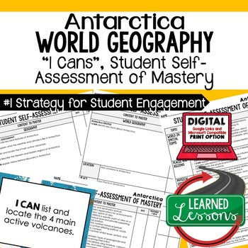 Australia I Cans, Self-Assessment of Mastery, Antarctica Posters - preview 1