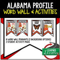 Alabama History Word Wall, State Profile, Alabama Activities US History Posters - preview 1