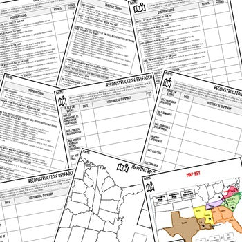 Reconstruction Map Activity and Research, Mapping Reconstruction - preview 2