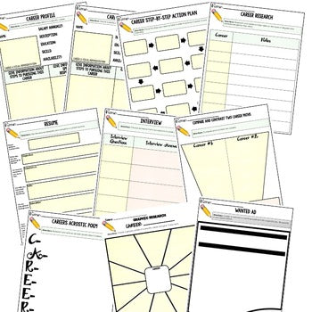 Career Exploration Activities, Choice Board, Google, Career Day Activities - preview 2