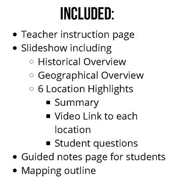 Egypt Virtual Field Trip | Egypt Map Activity | Ancient Egypt Geography - preview 2